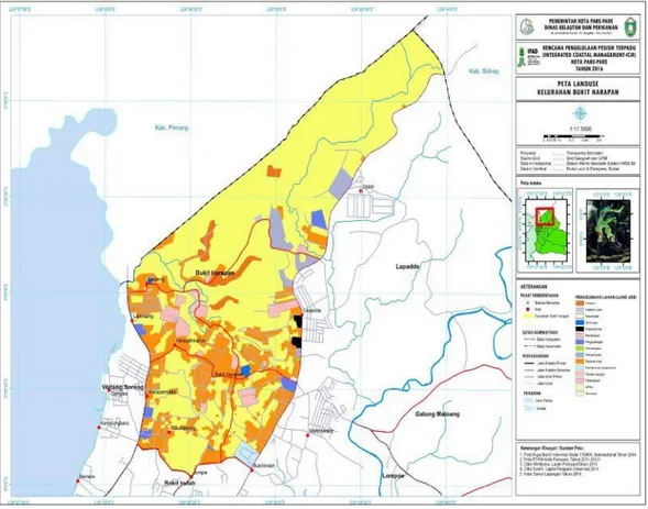 Gambar 4. Peta Land Use Kelurahan Bukit Harapan 