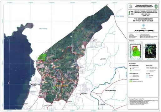Gambar 9. Peta Sumber Daya Alam Pesisir di Kelurahan Bukit Harapan