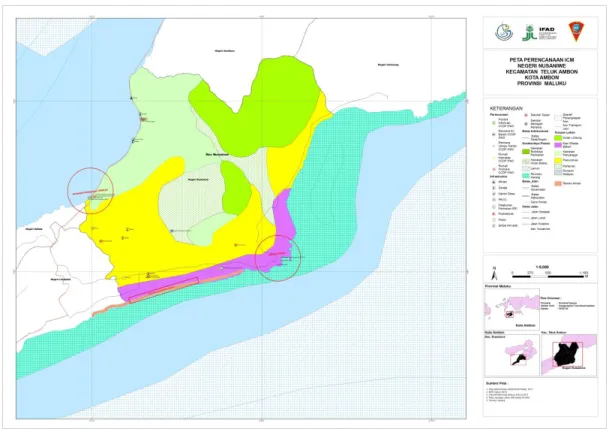 Gambar 8. Peta Perencanaan ICM di Nusaniwe 