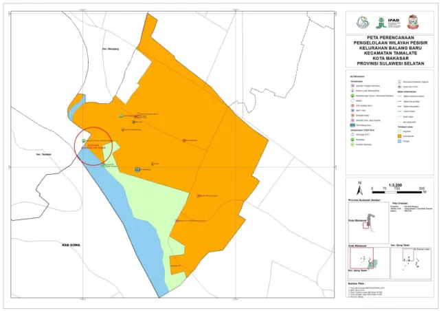 Gambar 9. Peta Rencana ICM Kelurahan Balang Baru, Kota Makassar 