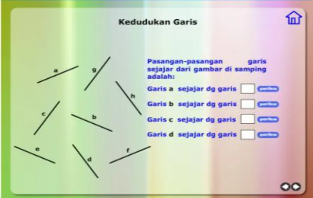 Gambar 5 Materi Garis Sejajar setelah revisi 