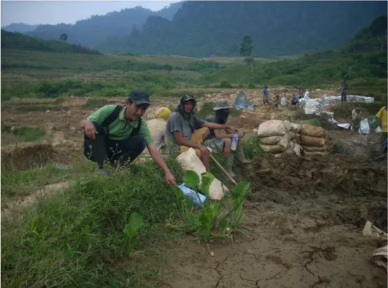 Gambar 7. Lokasi conto tanah (CBR 06T) di Lebak Sampay,  Desa Lebak Situ, Kecamatan Lebak Gedong