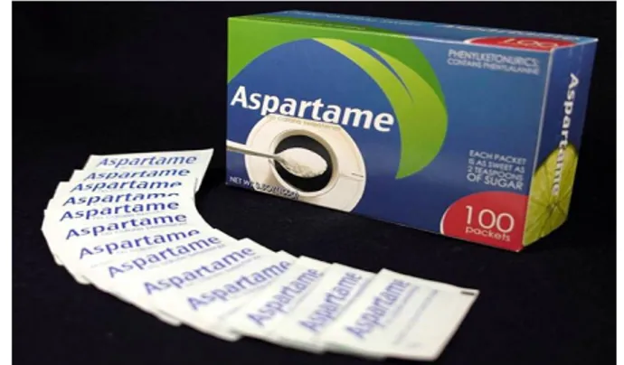 Gambar  4.8. Aspartam sebagai pemanis buatan 