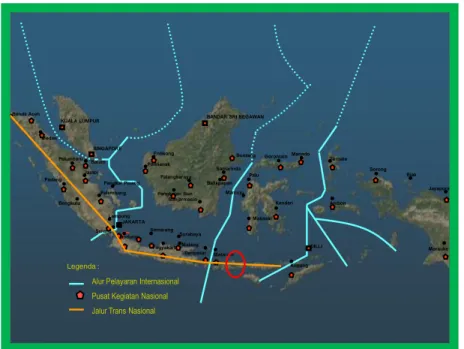 Gambar 1.1: Geo-Strategis Kabupaten Sumbawa 