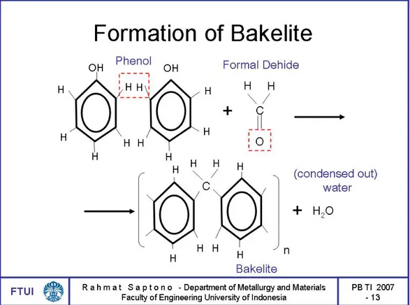 Gambar 5-6  Proses Pembentukan Bakelite 