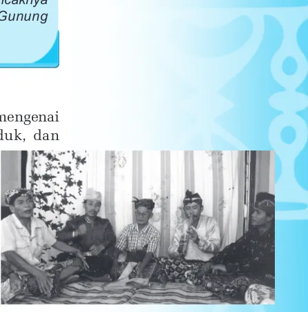 Gambar 1.5 Seni sastra tutur ”Cepung” di Lombok Timur