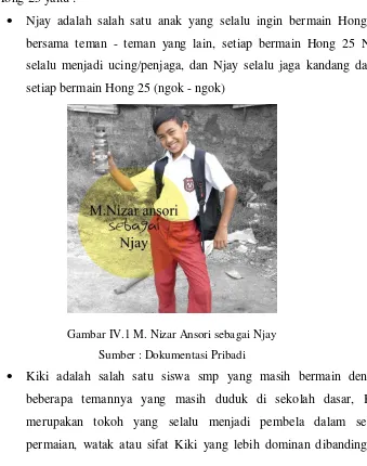 Gambar IV.1 M. Nizar Ansori sebagai Njay 