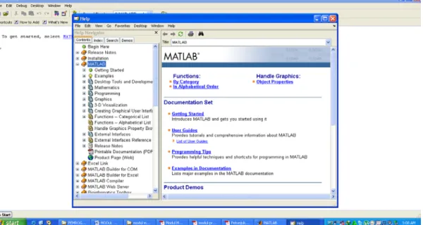 Gambar 2   Matlab Help 