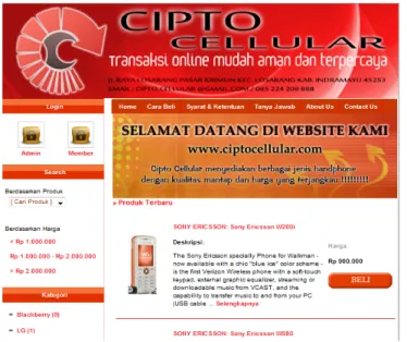 Gambar 4.1 Tampilan Halaman Utama 
