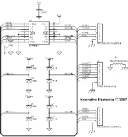Gambar 2.23. Contoh layout keypad 4x4 dan  interkoneksi pada microcontroller  PENGUJIAN SISTEM 