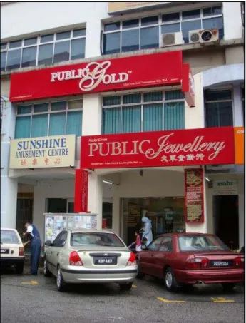 Gambar 13 : Pejabat Public Gold di Penang 