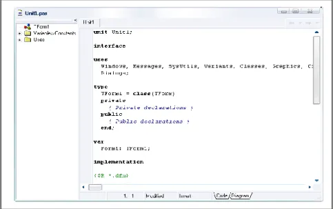Gambar 2.8. Code editor 