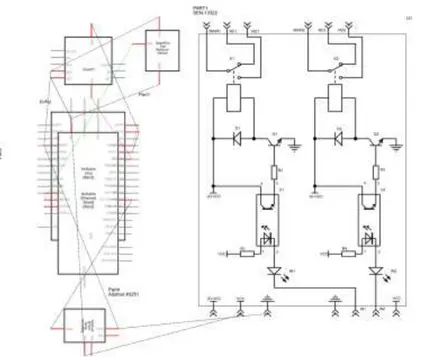 Gambar 1. Schematic prototype irigasi digital 