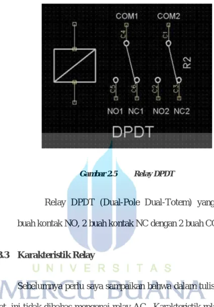 Gambar 2.5  Relay DPDT 
