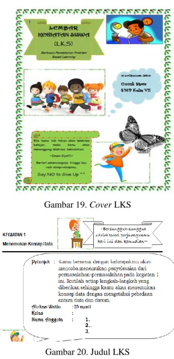 Gambar 19. Cover LKS 