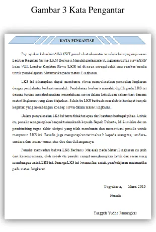 Gambar 3 Kata Pengantar 