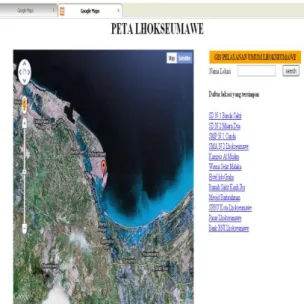 Gambar 9. Halaman peta tempat lokasi pela- pela-yanan umum proses zoom jarak jauh