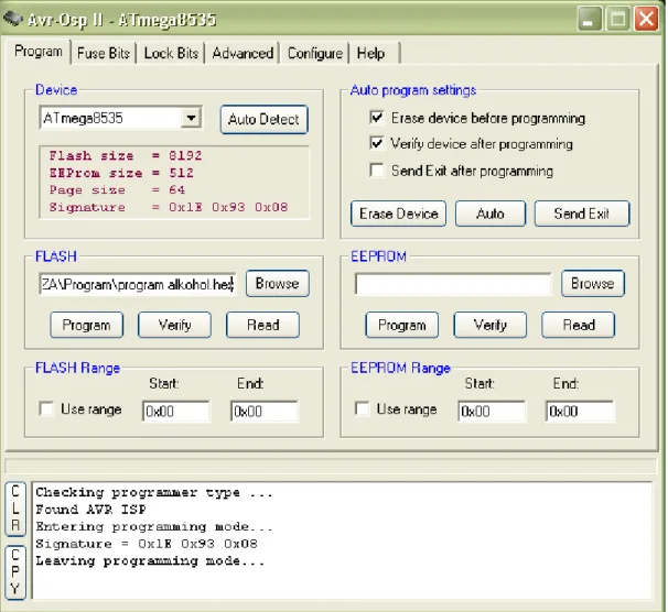 Gambar 2.8 Software Downloader (Avr-Osp II) 