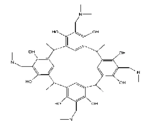 Gambar 1. Struktur Kimia Senyawa TDMACMKR.     