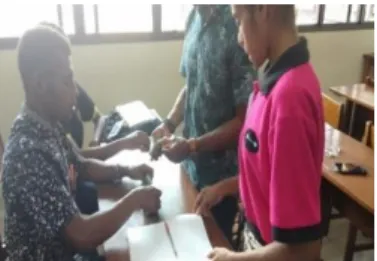 Gambar 4. Saling memberikan masukan 