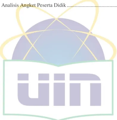 Tabel 4. 1 Analisis Data Hasil Uji Validasi Ahli pada Aspek Isi ........................
