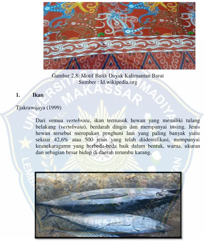 Gambar 2.8: Motif Batik Dayak Kalimantan Barat  Sumber : Id.wikipedia.org 