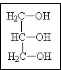 Gambar 4. Struktur kimia Gliserin42