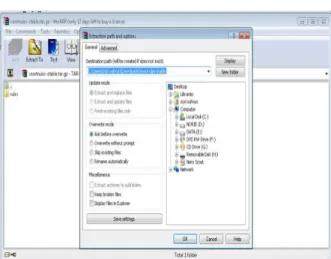 Gambar 4. Extract snortrule s-stable.tar.gz 