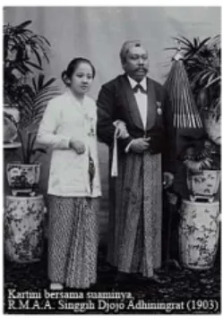 Gambar 2.3.1.2  R.A Kartini bersama dengan suaminya 