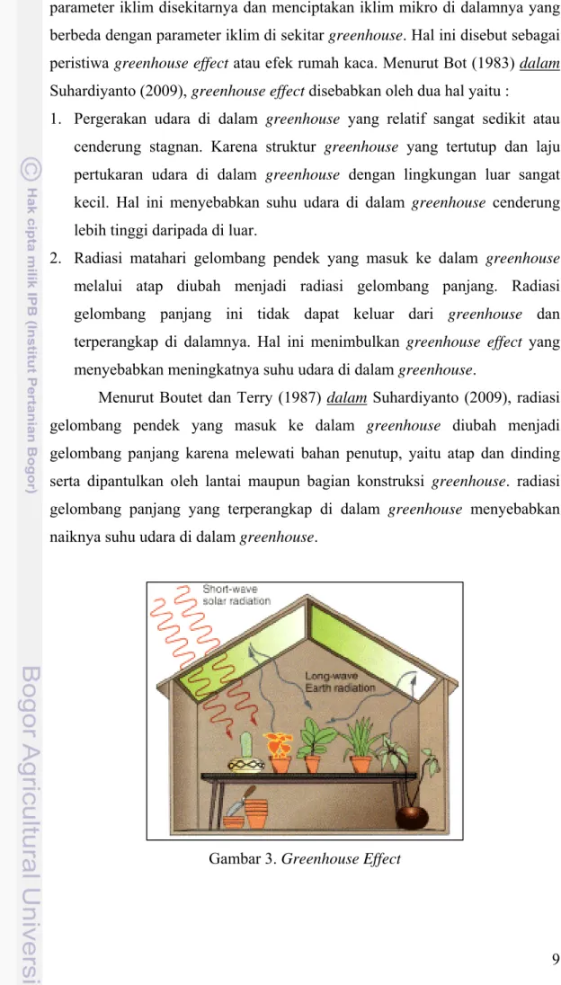 Gambar 3. Greenhouse Effect 