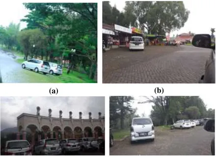 Gambar 23. Parkiran Umum Villa Kota Bunga (a, b, c, d) 