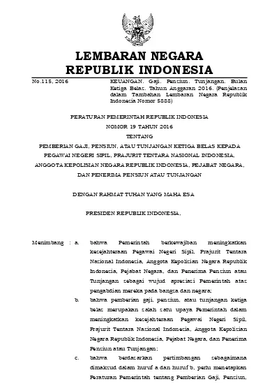 LEMBARAN NEGARA REPUBLIK INDONESIA