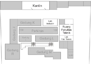 Gambar 3. Peta Kampus Syahdan, Universitas Bina Nusantara 