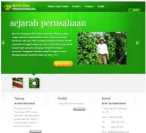 Gambar 3. Website Mitra Tani Parahyangan Modern market Restoran Pasar tradisional  Konsumen  Konsumen  Konsumen  