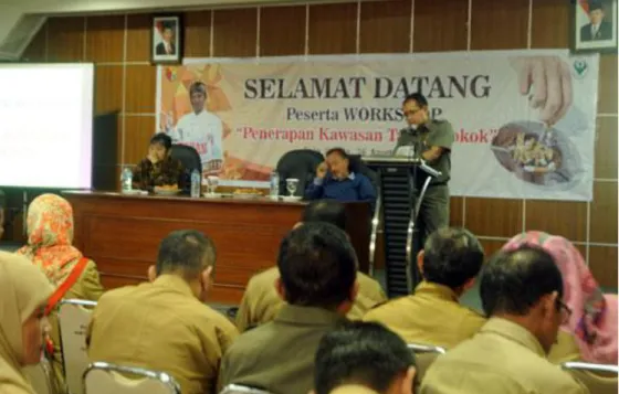 Gambar 3.1 Implementasi Perda Kawasan Tanpa Rokok