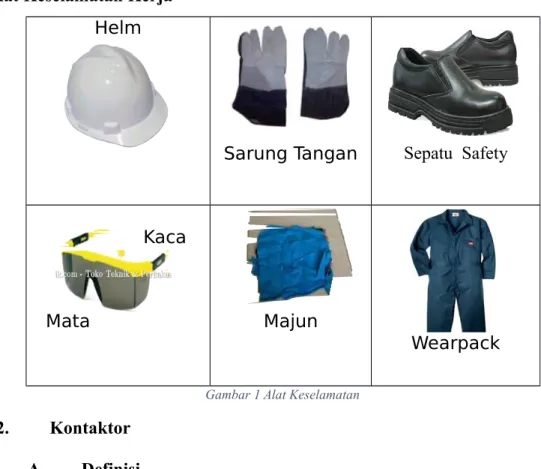 Gambar 1 Alat Keselamatan