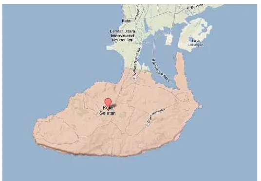 Gambar 2. Peta Kecamatan Kuta Selatan.