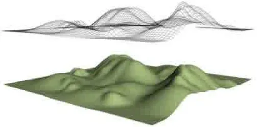 Gambar I.2. DTM (Digital Terrain Model). 