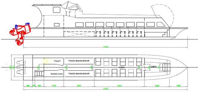 Gambar I- 4: Gambar rencana umum Rejeki Baru Kharisma (Yang Direkonstruksi)