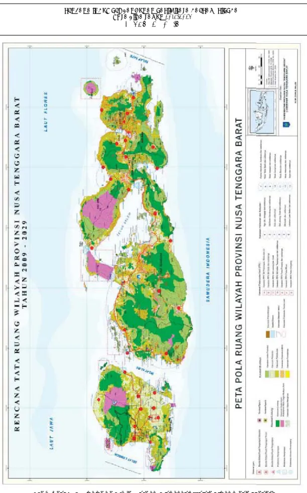 Gambar 2. 5 Rencana Pola Ruang Provinsi Nusa Tenggara Barat 