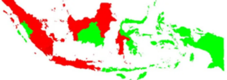Gambar 1. DISTRIBUSI Leptospirosis DI INDONESIA