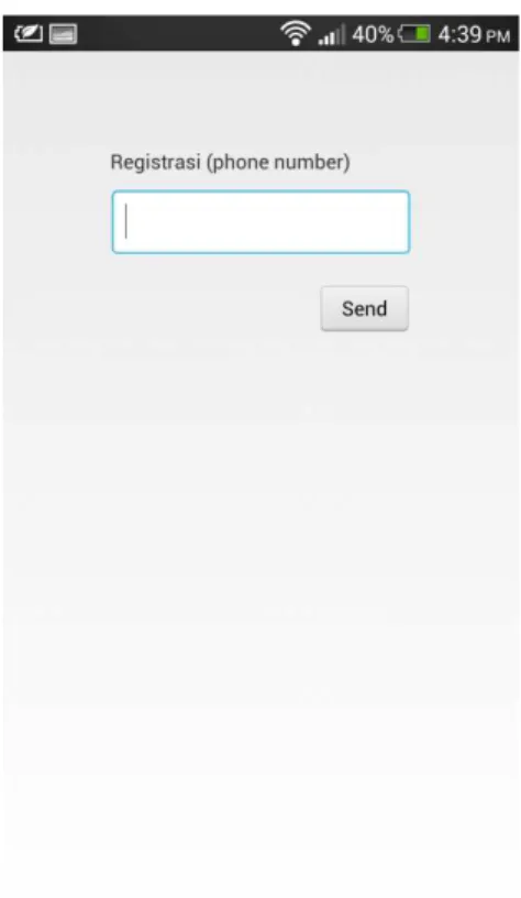 Gambar 3.8 Kolom Registrasi (Phone Number) 