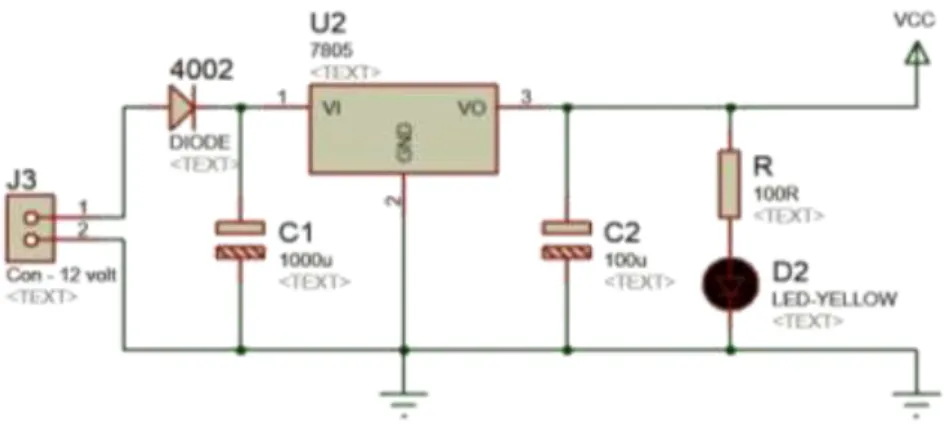 Gambar III.5. Skematik Rangkaian Power Supply (PSA) 