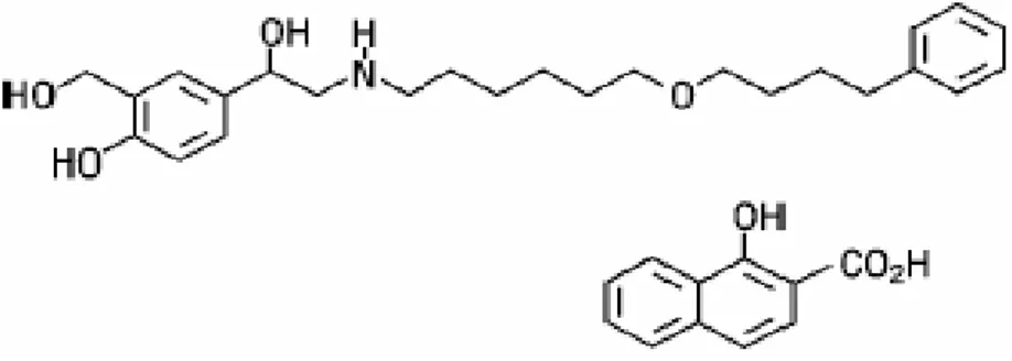 Gambar 2.4. Struktur kimia salmeterol 30 