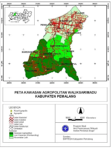 Gambar 4 Peta Kawasan Agropolitan Waliksarimadu
