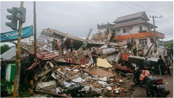 Gambar  25 Dampak Gempa Mamuju 
