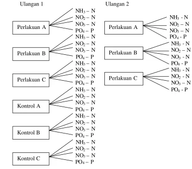 Gambar 7. Parameter-parameter kimia yang diamati pada masing-masing 