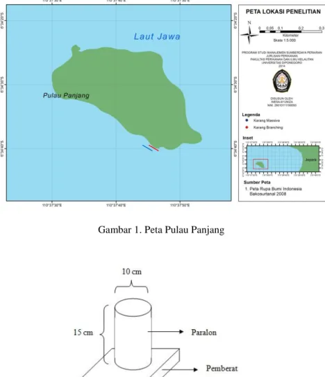 Gambar 1. Peta Pulau Panjang 