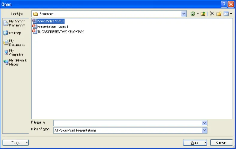 Gambar 1.10 Jendela Open 