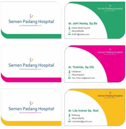 Gambar 116  Final Desain Name card  ( Doc : Ramadia, 2016 )